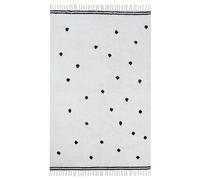 Kids Rug LAZA Off-White 140 x 200 cm Cotton