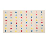 Beliani Kids Rug Leles Beige 80 X 150 Cm Cotton