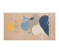 Kids Rug SEAI Beige 80 x 150 cm Cotton