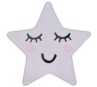 Kids Rug SIRIUS Pastel Pink 120 x 120 cm