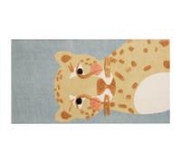 Beliani Kids Rug Tangse Grey 80 X 150 Cm Cotton