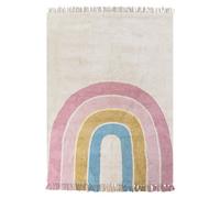 Beliani Kids Rug Tatarli Multicolour 140 X 200 Cm Cotton