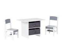 Beliani Kids Table With Chairs Yalgoo White