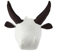 Beliani Kids Wall Decor Bull Geoffrey Cotton 24 Cm White