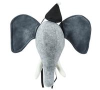 Kids Wall Decor Elephant BADOU Cotton 36 cm Grey