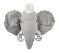 Kids Wall Decor Elephant TANTOR Cotton 33 cm Grey