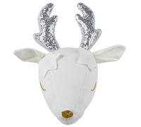 Beliani Kids Wall Decor Roe Deer Suzy Cotton 29 Cm White
