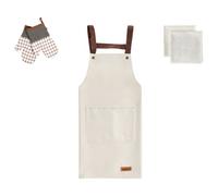 Beliani Kitchen Textiles Set Lactuca Beige