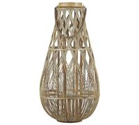 Beliani Lantern Tonga Bamboo Wood 77 Cm Natural