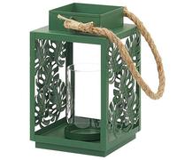 Beliani Lantern Unimak 25 Cm Metal Green