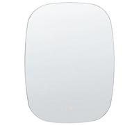Beliani LED Bathroom Mirror BERGERAC 58 cm 78 cm Silver, Silver