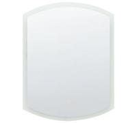 Beliani Led Bathroom Mirror Beziers 60 Cm 78 Cm Silver