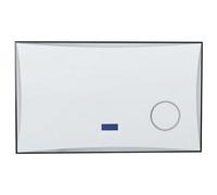 Beliani LED Bathroom Mirror ONLAY 100 cm 60 cm Silver, Silver