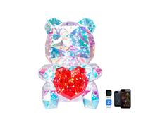 Beliani LED Decoration Teddy Bear Rigel With App Multicolour, Multi