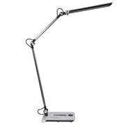Beliani LED Desk Lamp AQUILA with Dimmer Silver, Silver