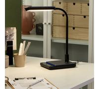 Beliani Led Desk Lamp Black - Adjustable Arm, Dimmable Brightness, Colour Temperature Control