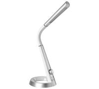 Beliani LED Desk Lamp CANOPUS with USB Port Silver, Silver