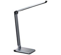 Beliani LED Desk Lamp PICTOR with Dimmer Dark Grey, Grey