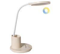 Beliani LED Desk Lamp VELA with Dimmer Light Beige
