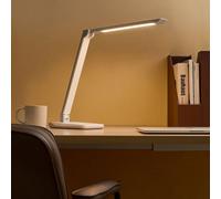 Beliani Led Desk Lamp White - Dimmable Brightness And Adjustable Colour Temperature For Home Office