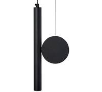 Beliani Led Pendant Lamp Damas Metal Black