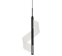 Beliani Led Pendant Lamp Sarela Metal Black