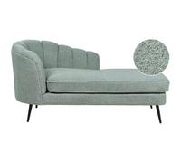 Left-Hand Chaise Lounge ALLIER Boucle Green