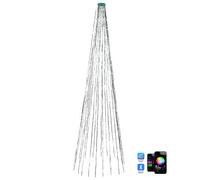 Beliani Lighting Chain Smart Led With App Saarloq 2 M Multicolour
