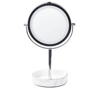 Makeup Mirror LED SAVOIE White/ Silver