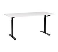 Beliani Manual Adjustable Standing Desk Destinas 160 Cm 72 Cm White/ Black