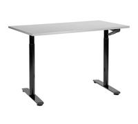 Beliani Manual Adjustable Standing Desk Destinas Grey/ Black 120 Cm 72 Cm