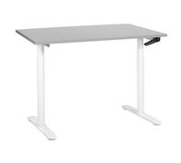 Beliani Manual Adjustable Standing Desk Destinas Grey/ White 120 Cm 72 Cm