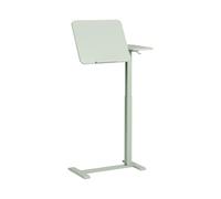 Beliani Manually Adjustable Standing Laptop Desk Modern Office 70 x 40 cm Light Green Steel Frame Schola