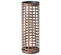 Beliani Metal Umbrella Stand Tall Hallway Organizer Powder Coated Copper Malabo