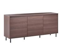 Beliani Minimalist Cabinet Nikea Dark Brown