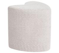 Beliani Minimalist Pouffe Scotia Chenille Beige