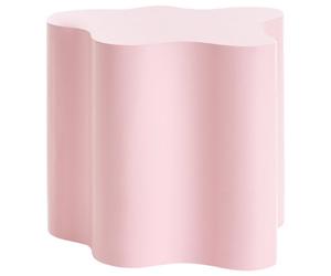 Beliani Minimalist Side Table Sakami Pastel Pink