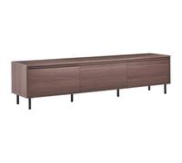 Beliani Minimalist Tv Stand Nikea Dark Brown
