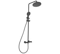Beliani Mixer Shower Set With Rainshower Catamarca Black