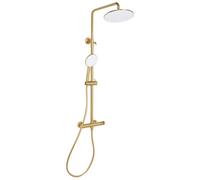 Beliani Mixer Shower Set With Rainshower Catamarca Gold