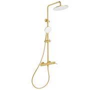 Beliani Mixer Shower Set With Rainshower Puyehue Gold