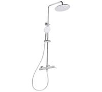 Beliani Mixer Shower Set With Rainshower Puyehue Silver