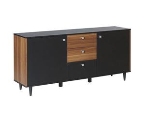 Beliani Modern 2 Door Sideboard Kuro Black