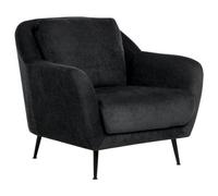 Fabric Armchair Black EIBY