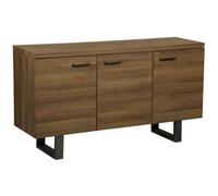 Beliani Modern Cabinet Timber Dark Brown