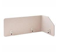 Beliani Modern Desk Screen Foldy Beige