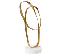 Beliani Modern Figurine Milton Metal Gold