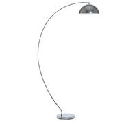 Beliani Modern Floor Lamp Kama Metal Silver