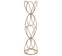 Beliani Modern Metal Garment Rack Clothes Indoor Rail Coat Decorative Accent Piece Gold Walters