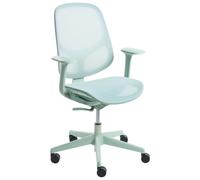 Beliani Office Chair AERI Fabric Mint Green, Green